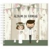 ÁLBUM DE FIRMAS NOVIOS RETRO