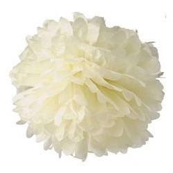 POMPON DE PAPEL DE SEDA 35 CM