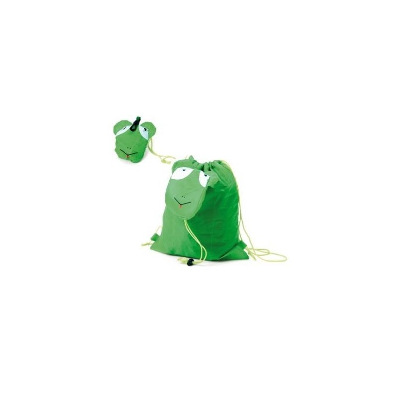 MOCHILA PLEGABLE ANIMALS VERDE
