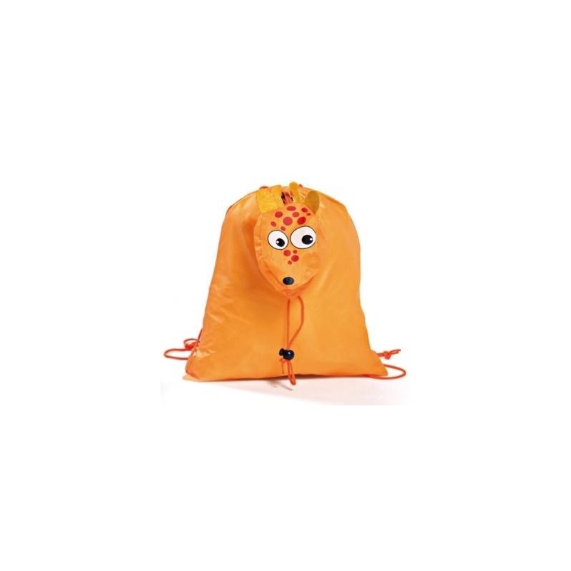 MOCHILA PLEGABLE ANIMALS NARANJA