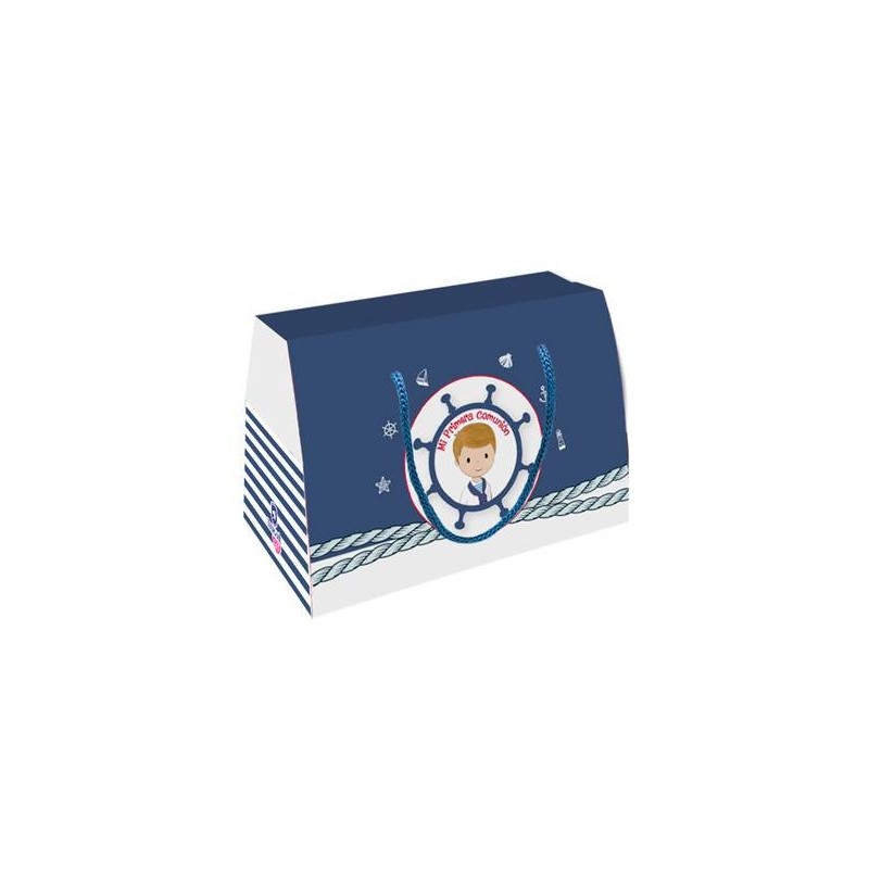 CAJA REGALO CARTÓN MARINERO COMUNIÓN NIÑO