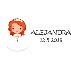 LOTE 44 PEGATINAS ETIQUETAS PERSONALIZADAS