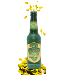 CAÑON CONFETIS DORADO EN...