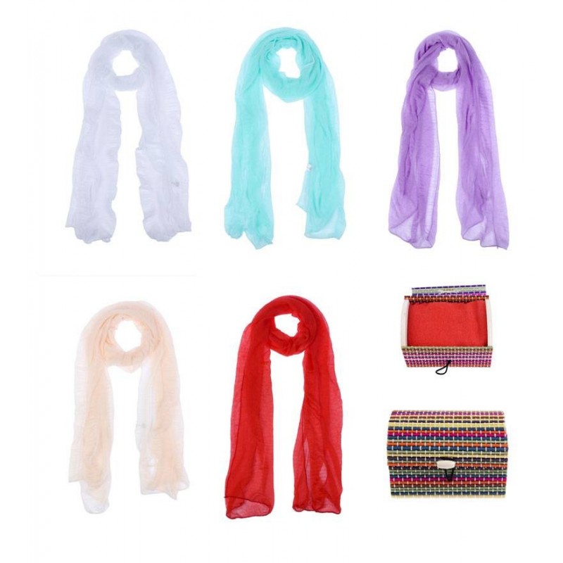 PAÑUELO "COLORFUL" PRESENTADO EN BAÚL DE REGALO