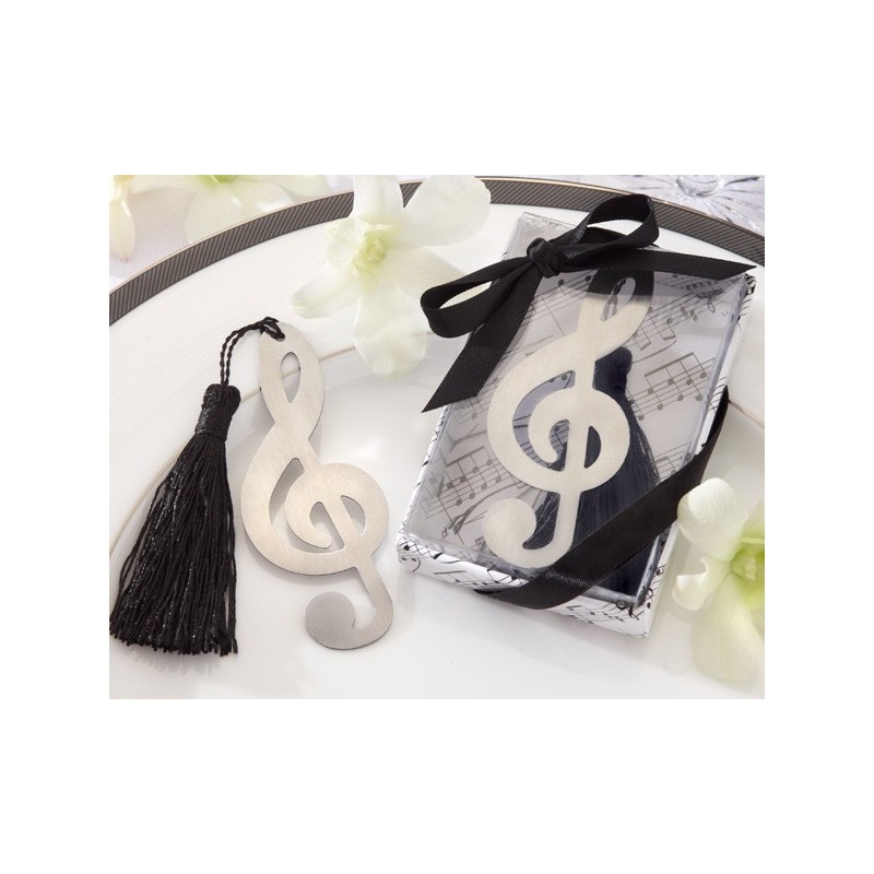 ELEGANTE PUNTO DE LIBRO "NOTA MUSICAL"