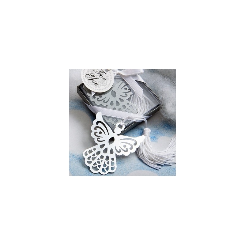 PUNTO DE LIBRO ANGEL CON BORLA EN CAJITA