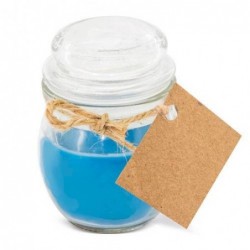 VELA AROMÁTICA AZUL EN...