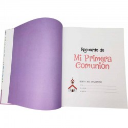 MALETÍN MÁS LIBRO FIRMAS MI PRIMERA COMUNIÓN NIÑA