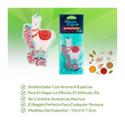 AMBIENTADORES PARA COCHE LLAMA