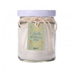 LOTE 12 VELAS TARRO CRISTAL JUNTOS BRILLAMOS MÁS