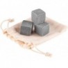 SET 4 HIELOS DE PIEDRA EN BOLSITA ALGODÓN