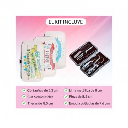 SET DE MANICURA “FRASES”