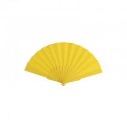 ABANICO DE TELA Y PVC VARIOS COLORES A ELEGIR PRESENTADO EN CAJA