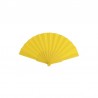 ABANICO DE TELA Y PVC VARIOS COLORES A ELEGIR PRESENTADO EN CAJA
