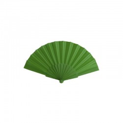 ABANICO DE TELA Y PVC VARIOS COLORES A ELEGIR PRESENTADO EN CAJA