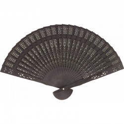 ABANICO DE MADERA CALADO SURTIDO