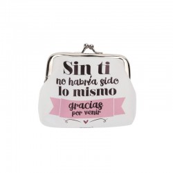 MONEDERO "GRACIAS POR VENIR"