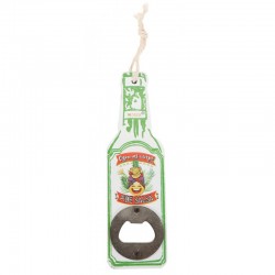 ABREBOTELLAS DE MADERA EN FORMA DE BOTELLA