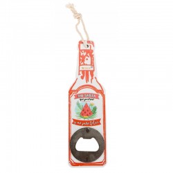 ABREBOTELLAS DE MADERA EN FORMA DE BOTELLA