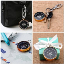 LOTE DE 10 BRÚJULAS PRESENTADAS EN CAJA MALETA CON TARJETA KRAFT