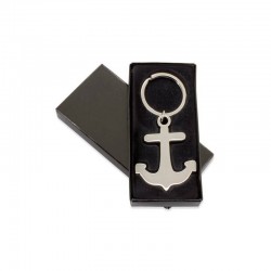 LLAVERO METÁLICO ANCLA PRESENTADO EN CAJA REGALO