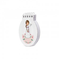 LIBRETA ANILLAS COMUNIÓN NIÑA