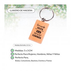 LLAVERO MADERA "RECUERDO MOLÓN"