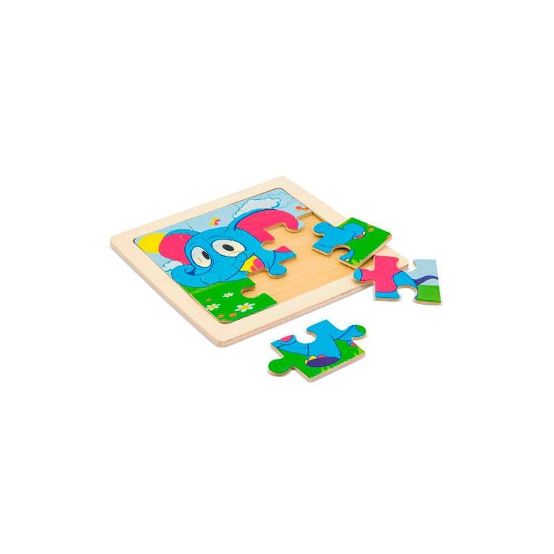 PUZLE ROMPECABEZAS MADERA INFANTIL 11X11 CM