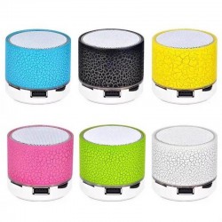 MINI ALTAVOZ BLUETOOTH CON LUZ LED+RADIO+USB
