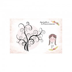 LIENZO ÁRBOLES DE HUELLAS...