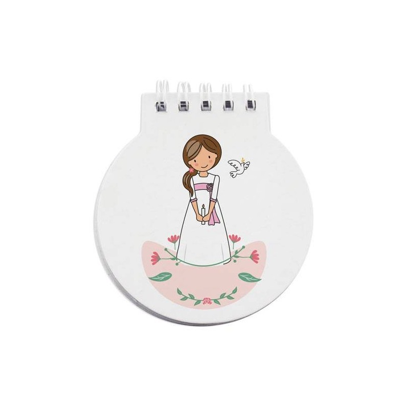 LIBRETA ANILLAS COMUNIÓN NIÑA