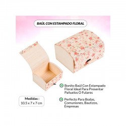 BAÚL ESTAMPADO FLORAL