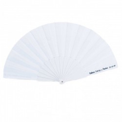 ABANICO BLANCO PLÁSTICO