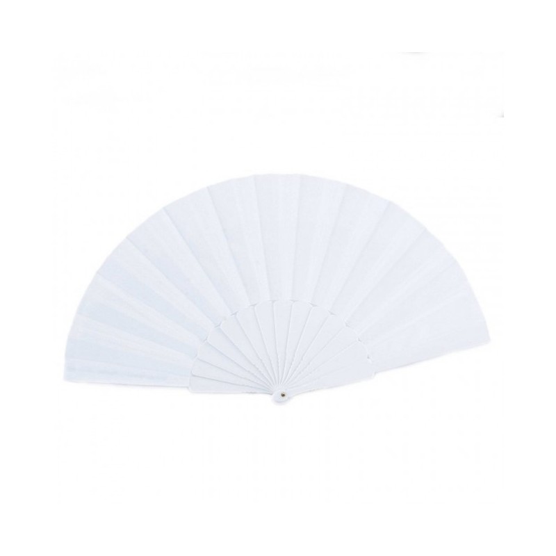 ABANICO BLANCO PLÁSTICO