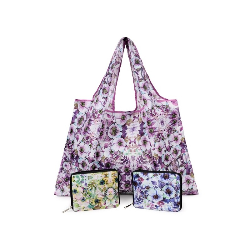 BOLSA PLEGABLE DE COMPRA FLORAL