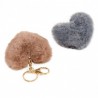 LLAVERO CORAZÓN POMPOM
