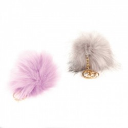 LLAVERO POMPÓM REDONDO