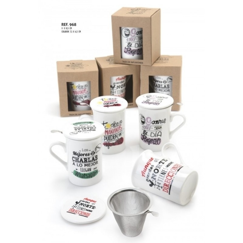 TAZA INFUSIONES FRASES