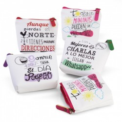 MONEDERO CREMALLERA FRASES