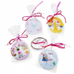 ESPEJO LLAMAS EN BOLSITA