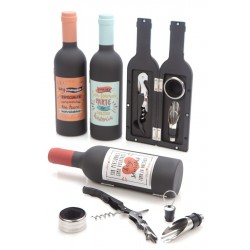 SET VINO BOTELLA FRASES