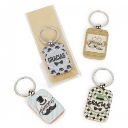 LLAVERO MADERA GRACIAS