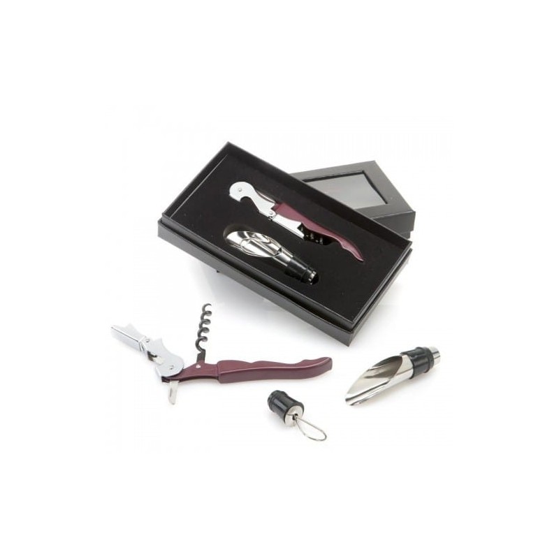 SET VINO SACACORCHOS Y ANTIGOTEO