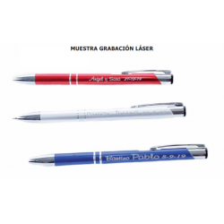 BOLÍGRAFO ALUMINIO COLORES