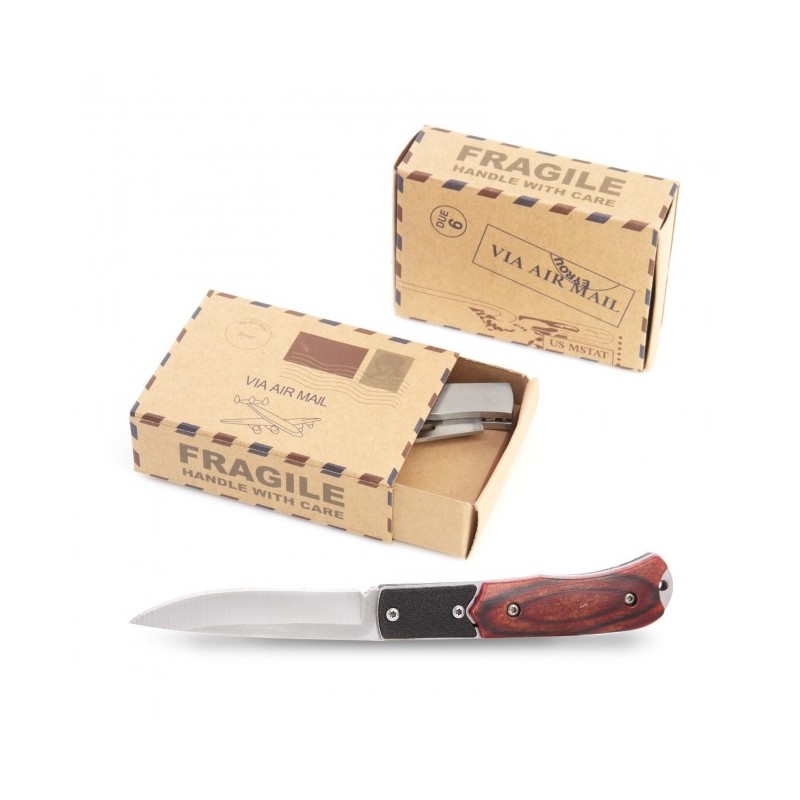 NAVAJA MADERA EN CAJA POSTAL