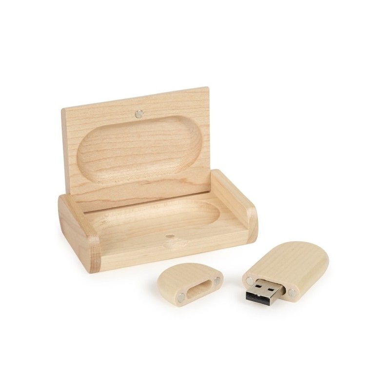 MEMORIA 16GB EN CAJA DE MADERA