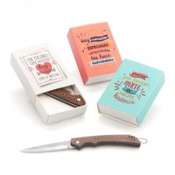 NAVAJA EN CAJA FRASES