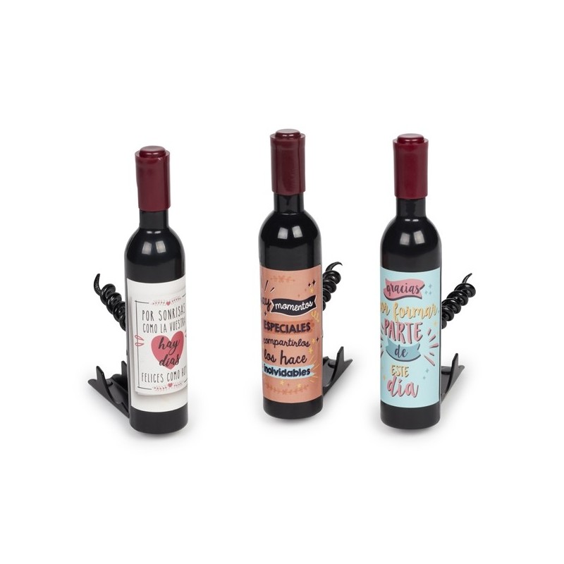 SACACORCHOS BOTELLA FRASES