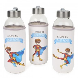 BOTELLA CRISTAL HÉROE NIÑO