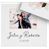 LIBRO DE FIRMAS BODA FOTO PERSONALIZADO NOMBRES, FECHA Y FOTO